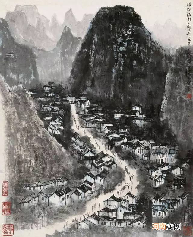 李可染的山水画技法