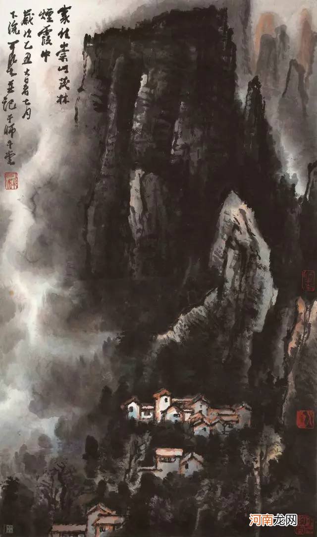 李可染的山水画技法