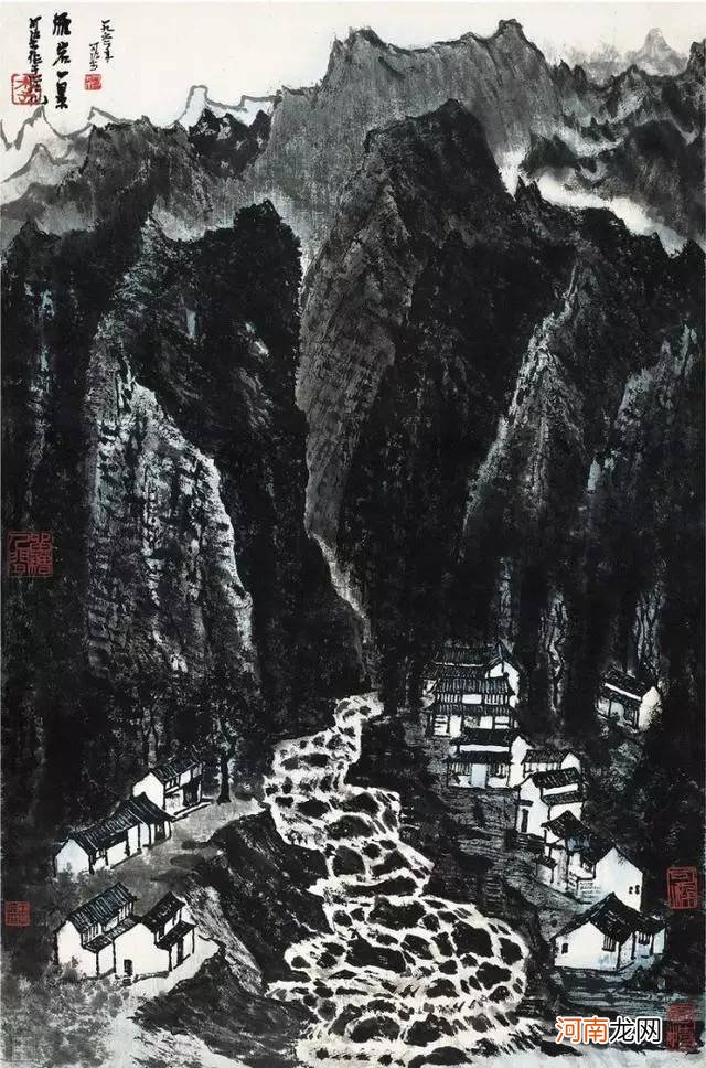 李可染的山水画技法