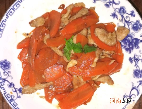 胡萝卜的家常菜做法 胡萝卜炒肉的家常做法