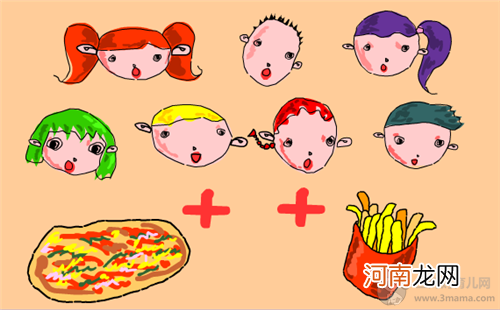 披萨，炸鸡 幼儿英语教案《认识食物》pizza，chicken