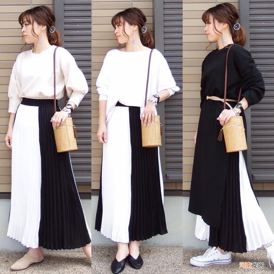 家中没矿学学日本女人，平淡无奇的衣服穿的有型又气质，值得借鉴