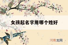 女孩起名字用哪个姓好_姓女孩取什么名字好