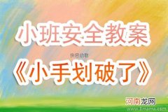 大班安全手划破了教案