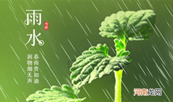 雨水节气的含义是什么意思 雨水节吃什么风俗食物