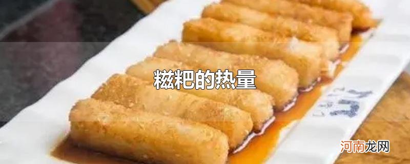 糍粑的热量