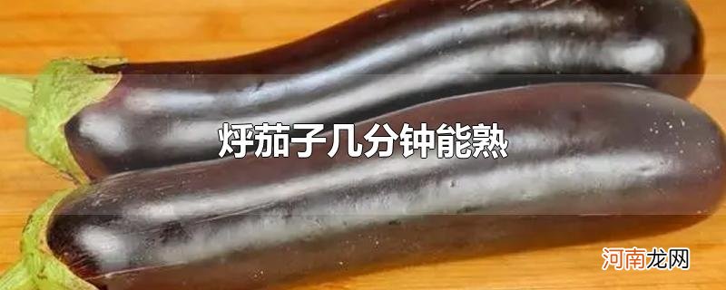 烀茄子几分钟能熟