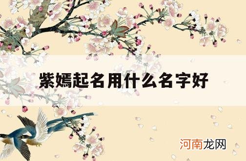 紫嫣起名用什么名字好_紫嫣的名字含义是什么