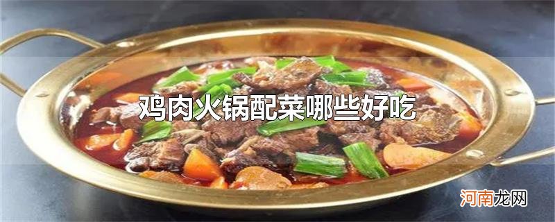 鸡肉火锅配菜哪些好吃