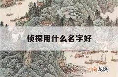 侦探用什么名字好_什么侦探名字好听