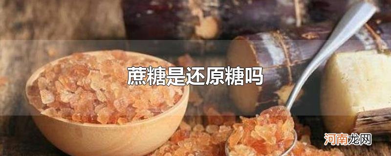 蔗糖是还原糖吗