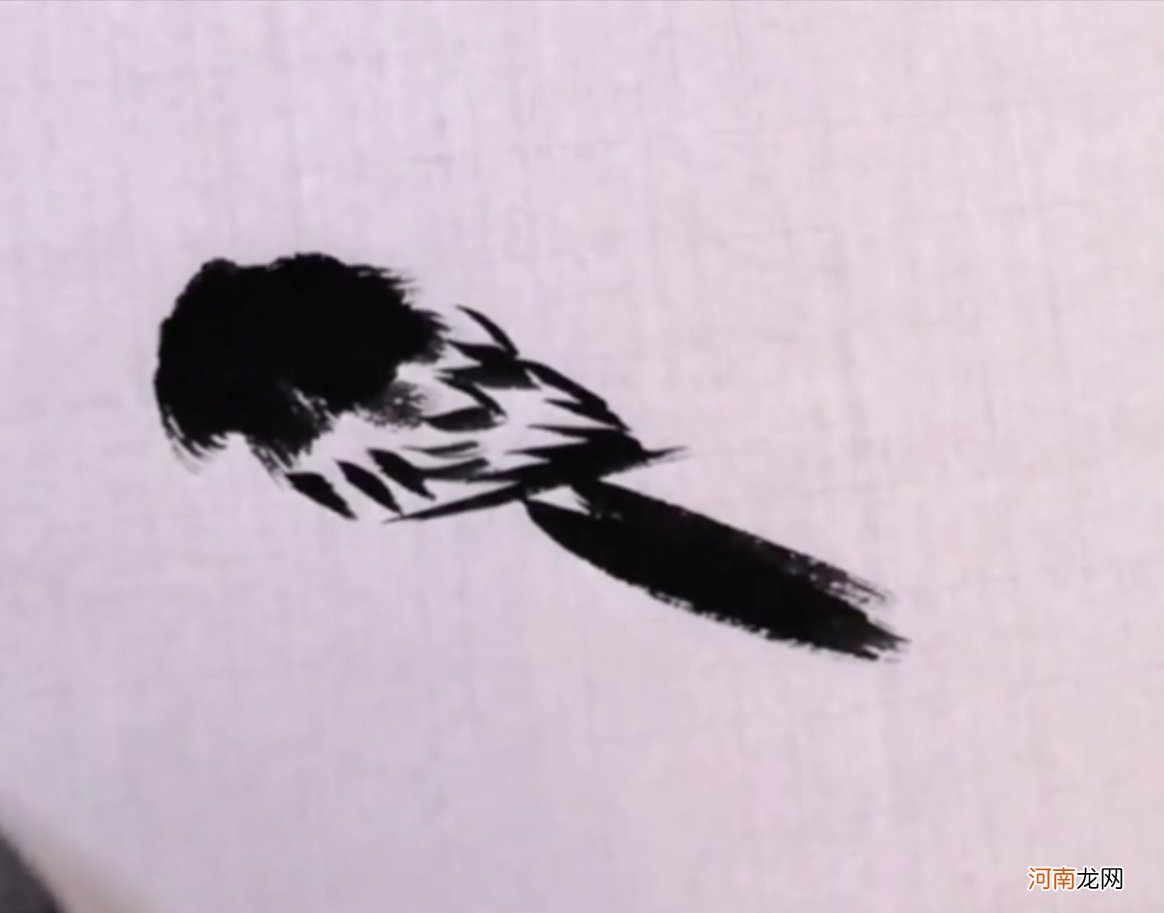 国画写意水墨鸟技法 水墨动物画教程