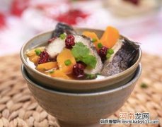 煲汤食谱：黑鱼红枣南瓜汤