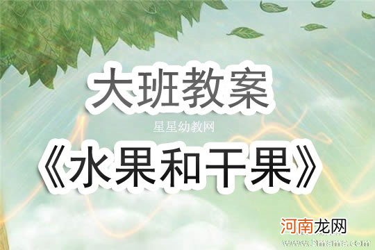 小班科学活动水果、干果分类教案反思