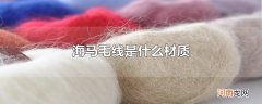 海马毛线是什么材质