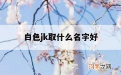 白色jk取什么名字好_蓝色jk取什么名字好听