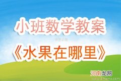 小班数学活动美丽的水果园教案反思