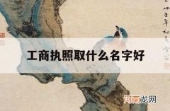 工商执照取什么名字好_工商营业执照怎么取名字