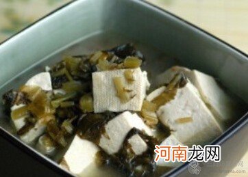 儿童菜谱豆腐类：雪菜炖老豆腐