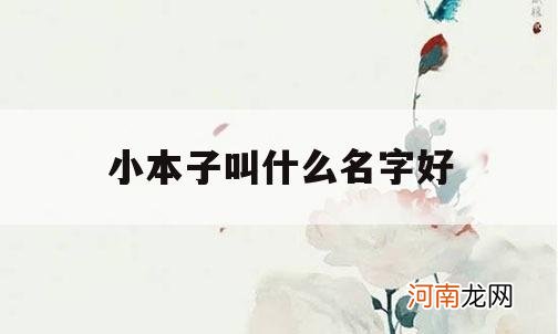 小本子叫什么名字好_小本子是什么