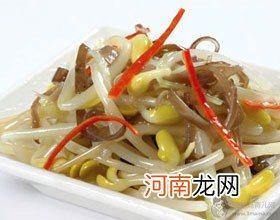 黄豆芽拌海带