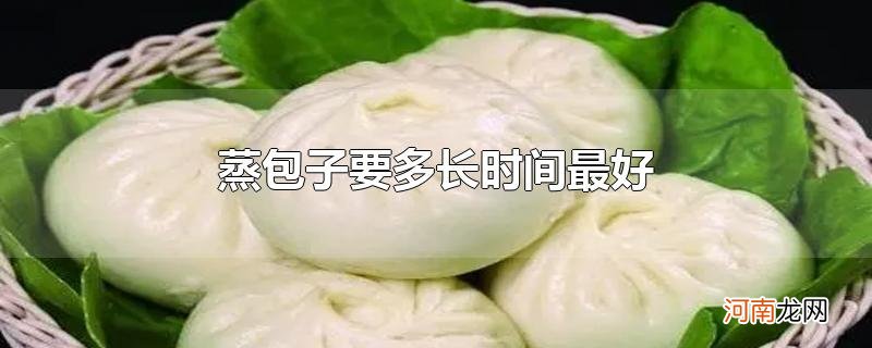 蒸包子要多长时间最好