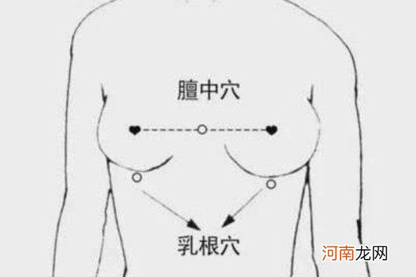 檀中穴在那个位置