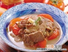 0—1岁宝宝食谱：番茄猪肝