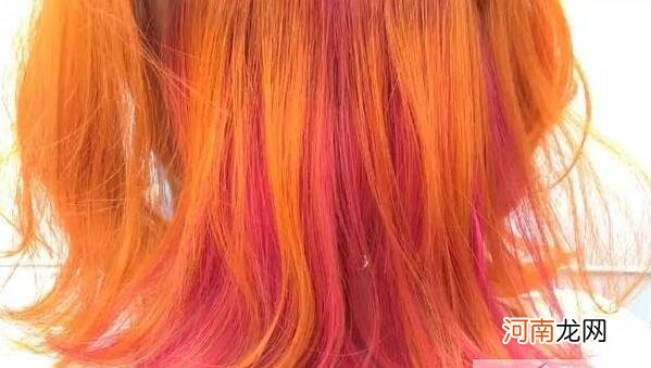 染发橙色配方比例和染发方法