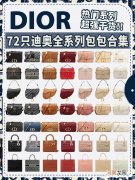 Dior人气手袋盘点 经典款不止戴妃包