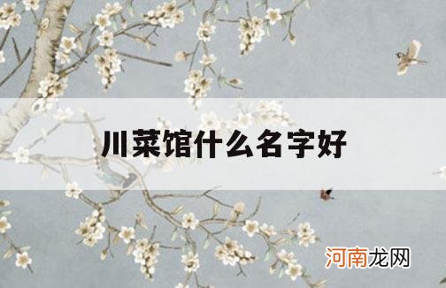 川菜馆什么名字好_川菜饭馆什么名字好