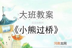 大班音乐活动小熊过桥教案反思