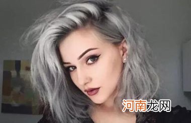 烟熏色头发图片大全女 烟熏妆妆面发型图片