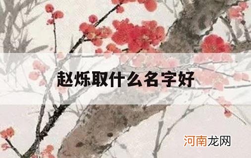 赵烁取什么名字好_赵梓烁名字的含义