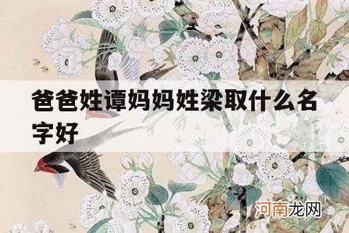 爸爸姓谭妈妈姓梁取什么名字好_小孩名字父亲姓谭