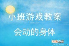 附教学反思 小班健康活动教案：会动的身体教案