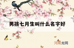 男孩七月生叫什么名字好_七月份男孩叫什么名字好