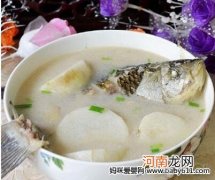 儿童营养食谱：山药鲫鱼汤