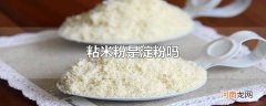 粘米粉是淀粉吗