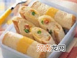 儿童食谱卷类：土司卷餐盒