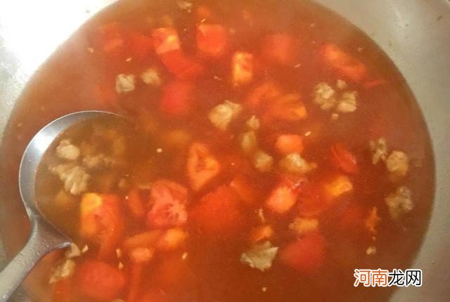 汤汁浓郁原汁原味的西红柿牛腩汤 西红柿牛腩汤的做法窍门