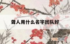 聋人用什么名字团队好_聋人交友群