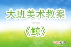 大班美术活动喷水的大鲸鱼教案反思