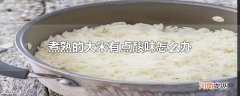 煮熟的大米有点酸味怎么办