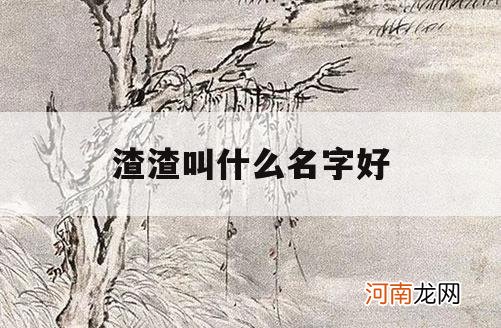 渣渣叫什么名字好_渣女的名称有哪些