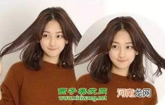 女生韩式中分刘海发型 娇美味道人见人爱