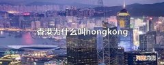 香港为什么叫hongkong