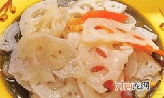 玉竹炒藕片-糖尿病孕妇常用食谱