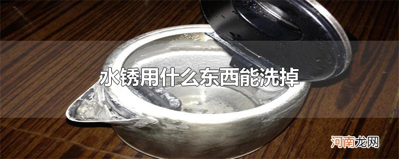 水锈用什么东西能洗掉