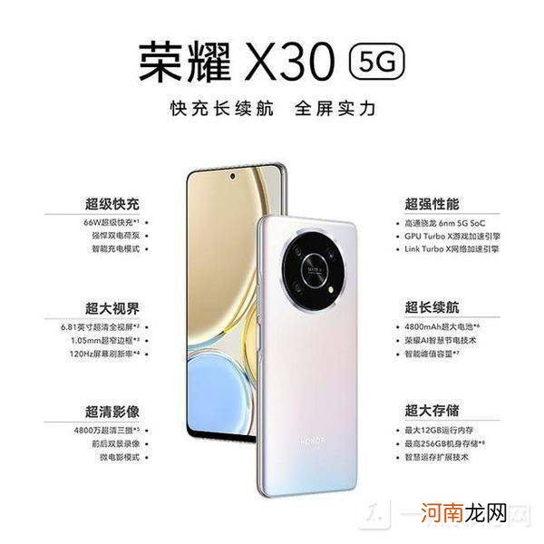 荣耀X30钛空银星环版怎么样-荣耀X30钛空银星环版售价优质